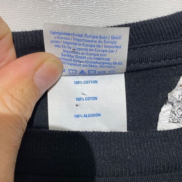 Port & Company Men's Short Sleeve Statement Casual T-Shirt Black Size 2XL - Picture 7 of 7